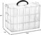 3-Tier Stackable Storage Container Box with 30 Compartments, Plastic Craft Organizer Case Tool Storage Bins for Jewelry Beads, Washi Tape, Nail Polish, Arts and Crafts, Sewing Accessories